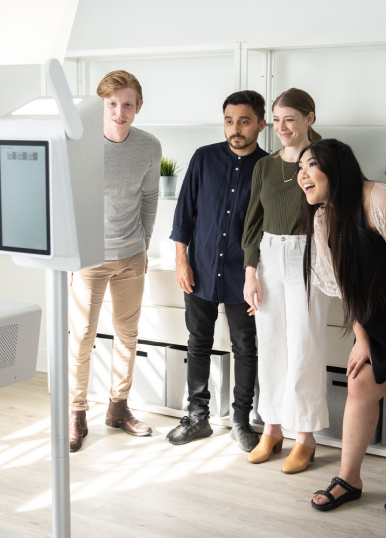 Trade show photo booth