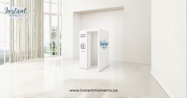 Enclosed photo booth