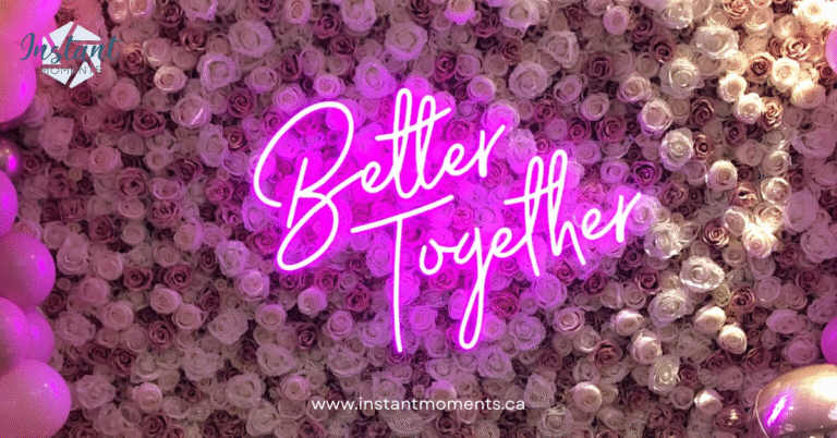 Better together neon sign