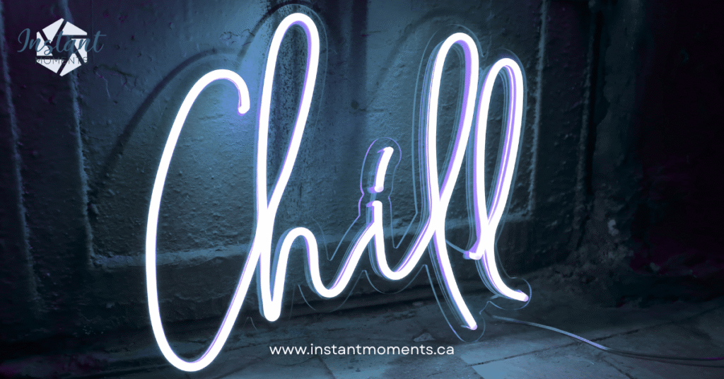Chill neon sign