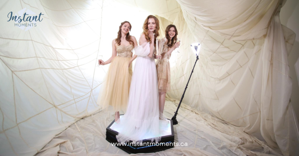 Wedding 360 video booth